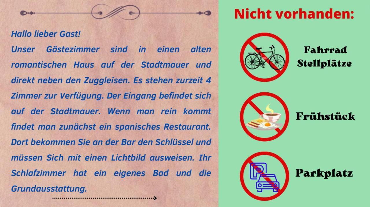 Hotelzimmer Im Alten Reihenhaus Auf Der Stadtmauer Bacharach Kültér fotó